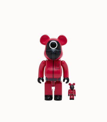 Bearbrick x Squid Game Guard (Circle) 100% & 400% Set