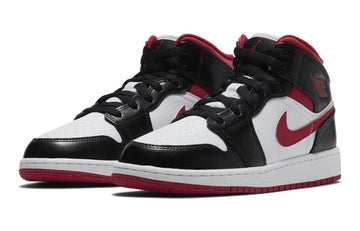 Jordan 1 Mid Gym Red Black White (GS)