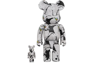 Bearbrick Flower Bomber 100% & 400% Set