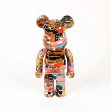 Bearbrick Andy Warhol x JEAN-MICHEL BASQUIAT #2 1000%