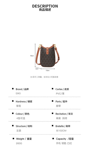 EMO Mini Fashion Bag Brown