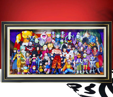 Dragon Ball Super Saiyan Form Family Painting  64*36CM