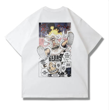 One Piece T-shirt White New