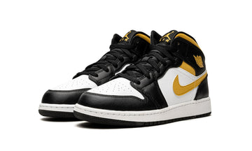 Jordan 1 Mid White Pollen Black (GS)