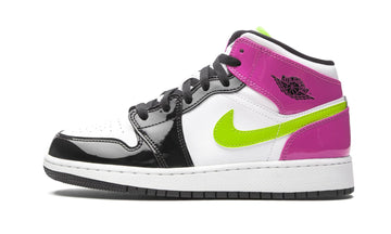 Jordan 1 Mid White Black Cyber Pink (GS)