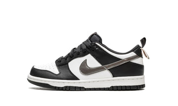 Nike Dunk Low Black White Metallic GS